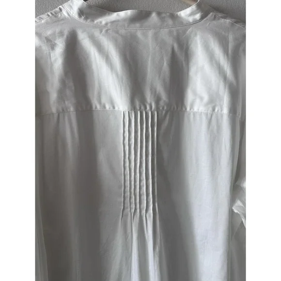 Soft Surroundings Blouse  White Women's 2X Long Sleeve Tunic Peasant Boho - Picture 4 of 10